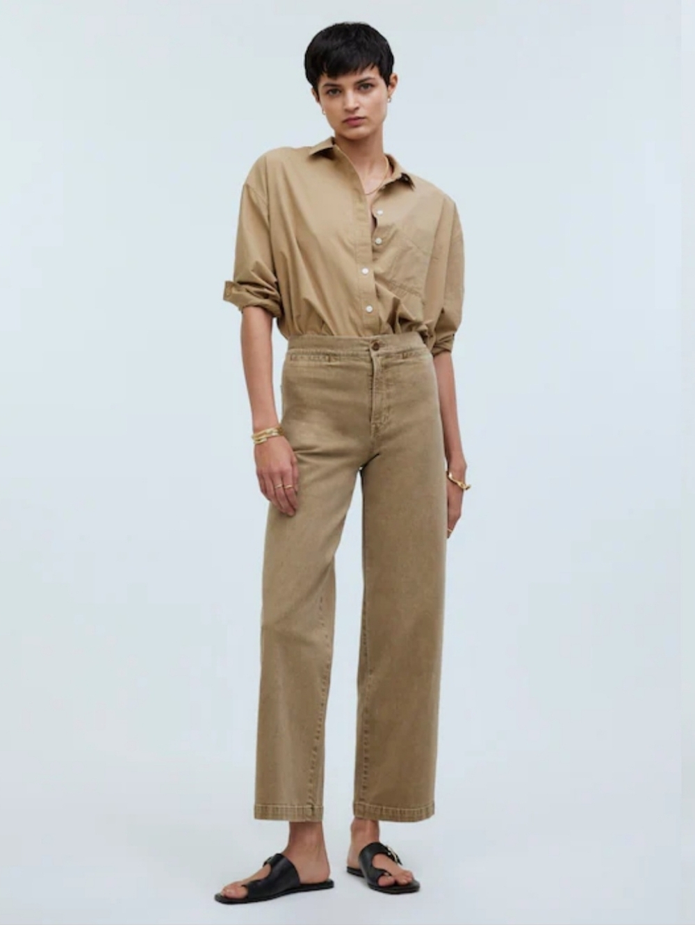 Madewell Emmett Wide Leg Crop Size 28